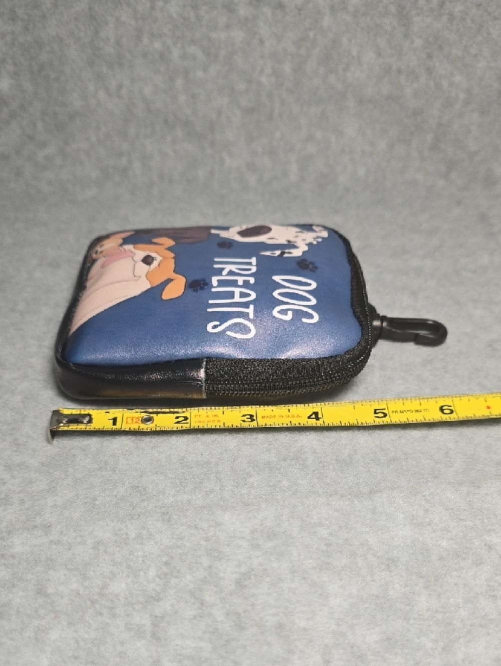Dog Treats Pouch - Blue Snack Carrier for Dogs - Picture 5 of 8